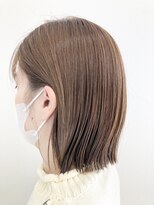 ナンバーフォーナチュラル(NO4 natural)&nbsp;56. ベージュカラー/切りっぱなしボブ/似合わせ/ツヤ感
