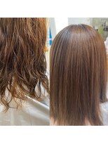 ラヴィヘアスペース(La Vie hair space) パーマ落とし髪質改善カラー