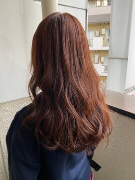 ラべリー 池袋(LOVELEY) オレンジブラウン　ヘアカラー　【池袋】