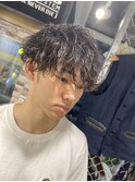 10代20代メンズツイストスパイラルパーマスタイル