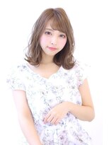 オーロ 西宮店(ORO)&nbsp;大人かわいい透け感ベージュ