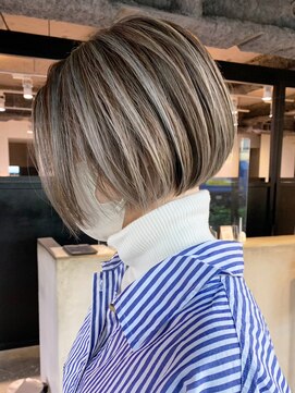 アイティー バイ アルバム 中野店(IT by ALBUM) フレンチカジュアルニュアンスカラーカーキベージュ_ba442081