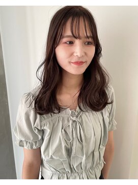 ガリカ 博多(Gallica) 【石河安奈】セミロングニュアンスパーマ