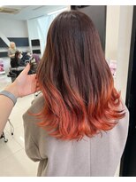 アライブ キチジョウジ(ALIVE Kichijoji) 【ALIVE吉祥寺】オレンジブラウングラデーション