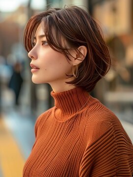 アルトリスト(Altruist Aging×HAIR&SPA) ☆イメチェンピンクベージュアンブレラカラー前髪クールショート