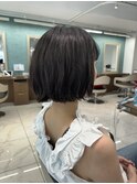くせ毛風無造作ボブ
