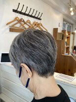 シェノン 赤羽店(CHAINON)&nbsp;ショート白髪ローライト赤羽2025人気ヘア