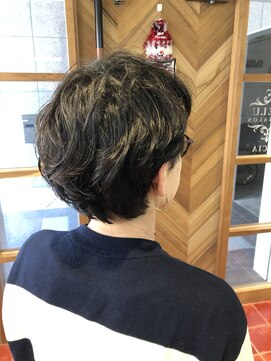 ルシア(LUCIA) クリープパーマ/パーマスタイル/レイヤーボブ