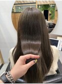 暗染め履歴があってもオリーブベージュに！！