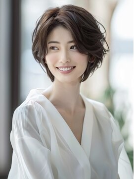 アルトリスト(Altruist Aging×HAIR&SPA) ☆イメチェンピンクベージュアンブレラカラー前髪クールショート