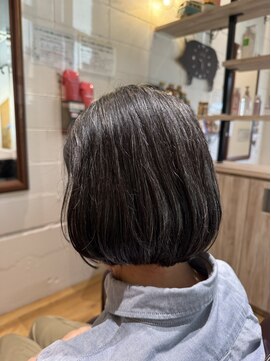 チアー ヘアリラクゼーション(cheer HAIRRELAXATION) グレイヘアボブ