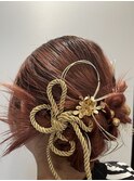 カチモリ風ヘアセット