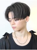 黒髪センターパート