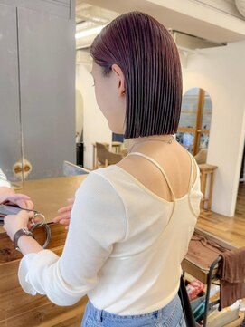 ヨハク 大阪梅田中崎町(yohaku) <15>切りっぱなしボブ♪ショート・ブリーチ・韓国風も人気