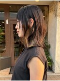 顔周りカットで華やかさ◎ロブレイヤー