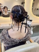 テトラ バイ ネオリーブ 横浜西口店(tetra by neolive)&nbsp;パーティーヘアセット　タイトスタイル　カチモリヘア　横浜★