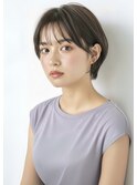 かわいい丸みショート