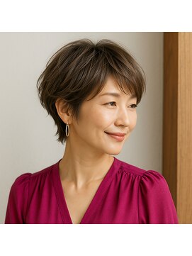 スープレックス ヘアーデザイン(SOUPREX HAIR DESIGN) SOUPREXミセス エレガントマッシュショート30代 40代 50代 60代