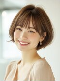 大人可愛いボブスタイル[佐倉]