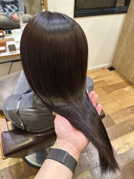 テラスヘア 三条(TERRACEhair) 髪質改善縮毛矯正×美髪カラーで叶える柔らか艶ストレート