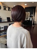コンパクトショートボブ3.4似合わせカット