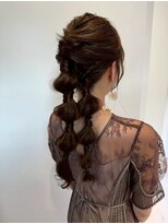 モナ 髪質改善(MONA)&nbsp;【MONA】ヘアセット/結婚式/お呼ばれヘア/編みおろし