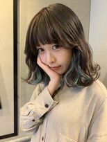 ジーナ 赤羽(XENA) 顔型別ヘアスタイル特集/インナーカラー/ワンホンレイヤー/赤羽