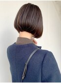 トレンド感ナチュラルショート｜40代向け明るい白髪染め
