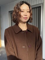 マルソー&nbsp;岡山ボブパーマニュアンスパーマ髪質改善トリートメントショート
