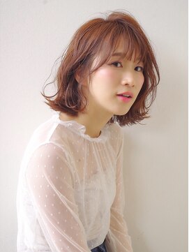 ウィル 梅田店(WiLL) -will-夏をオシャレに★ショコラピンク×切りっぱなしボブ