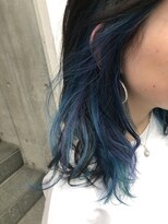 ビヨンドイー(beyond E)&nbsp;サイドインナーカラーエメラルドユニコーンカラー