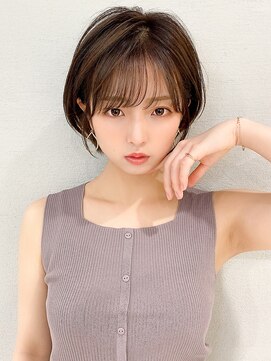 アフロート エル 錦糸町(AFLOAT L) 【ラルユー松宮】ラベージュ韓国シースルーバング髪質改善カット