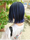 #ダブルカラー#ネイビーブルー#ネイビー