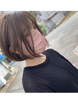 トレス(tresses) ボブ×やわらかベージュブラウン