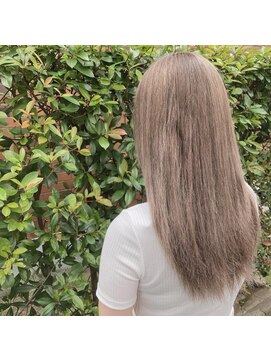 ネオヘアー 曳舟店(NEO Hair) 透け感ミルクティーベージュ曳舟ダブルカラー髪質改善ハイライト