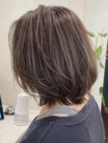 ネックス 表参道本店(nex)&nbsp;nex表参道　ミニウルフ　ハイライト　白髪ぼかし