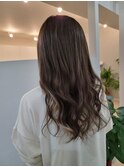 エクステで白インナー
