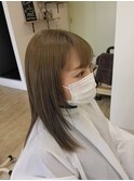 透け感カラー