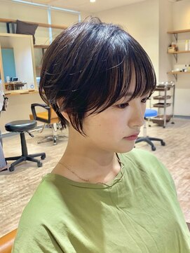 トッカ ヘアアンドトリートメント 難波店 小顔美人◎大人可愛い丸みマッシュショート　コンパクトショート