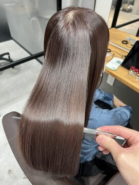 ライア 吉祥寺北口店(laia) ナチュラルピンクブラウン【髪質改善 laia 吉祥寺 美容室】