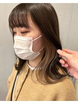 カノエ 宇部小串店(canoe)&nbsp;イヤリングカラー/髪質改善縮毛矯正/髪質改善/韓国風/韓国ヘア