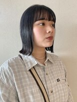 ノラギンザユー(NORA GINZA/U) 20代30代顔まわりカットフルバング透明感カラー