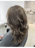 グレージュハイライト