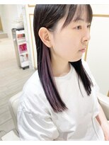 アルクバイネオリーブ 荻窪店(arc by neolive) 黒髪×パープルインナーカラー