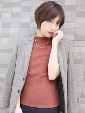 ブゾン(buZon) 【buZon ブゾン】丸みショート×ナチュラルブラウン