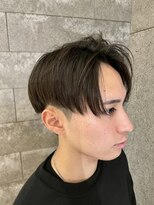 ニアウ 伊勢崎連取店(Niau)&nbsp;メンズセンターパートマッシュニュアンスパーマ