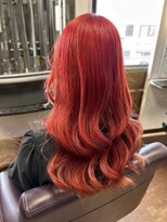 シーハウス(C-HOUSE) 大人の色っぽレッド♪ ブリーチ×ダブルカラー