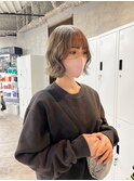 外はねボブ×ミルクティーベージュ