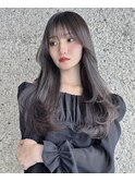 ロングレイヤー×シースルーバング