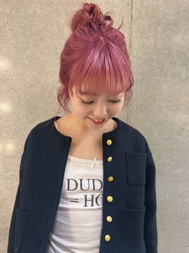 ペレ 梅田(PELE) 前髪/アンブレラカラー/こなれミディ/イメチェン/ウェーブパーマ